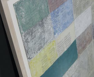 Henri Plaat - Gouache, Geometrisch-abstracte compositie - Ingelijst kopen? Bied vanaf 150!