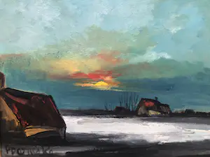 Paul Permeke - Landschap kopen? Bied vanaf 399!