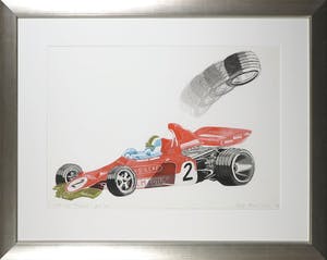 Leentje Linders - Kleurenets, There came Fittipaldi Part Two - Ingelijst (Groot) kopen? Bied vanaf 80!