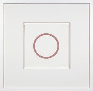 Sol LeWitt - Zeefdruk uit de serie 'Five Geometric Figures in Five Colors' - Ingelijst kopen? Bied vanaf 500!