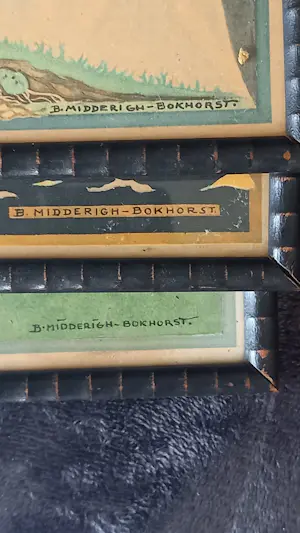 Bernardina Midderigh-Bokhorst - 4x Art Deco voorstellingen. kopen? Bied vanaf 75!