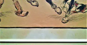 Frederic Puechmagre - "Le Départ" - Kleurenlitho - circa 1900 kopen? Bied vanaf 20!