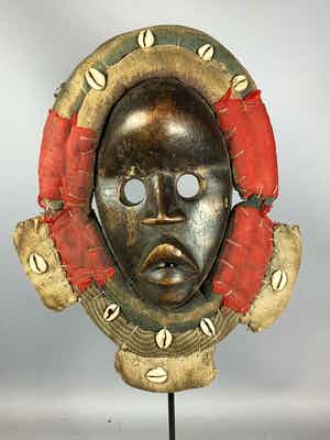 Dan - 210148 - Tribal Used African Dean Gle Mask from the Dan People - Liberia. verkocht voor € 65!