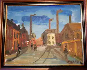 Alfons Vermeir - Gehucht met kerk vendu pour 275€ !