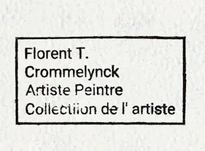Florent Terence Crommelynck - Großes expressionistisches Porträt von hoher Qualität, ca. 1960 kopen? Bied vanaf 50!