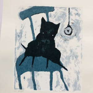 Peter Bastiaanssen - Hond op stoel II kopen? Bied vanaf 45!