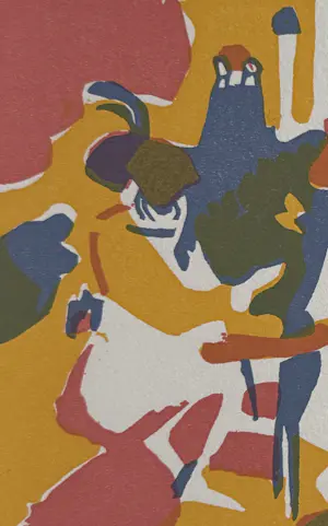 Wassily Kandinsky - Orientalisches. Original-Farbholzschnitt 1913, Werkverz. dfxRoethel 106 kopen? Bied vanaf 120!