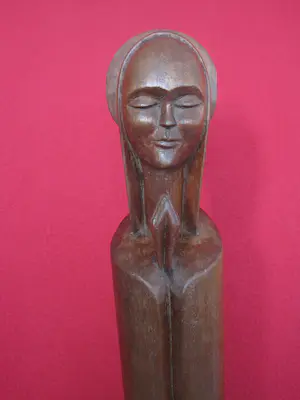 Heiligenbeeld - Maria in Art Deco stijl kopen? Bied vanaf 45!