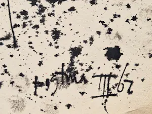 Hannes Postma - Een in 1962 gemaakte "CoBrA" oost-indische inkt tekening "figuren" kopen? Bied vanaf 63!