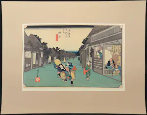 Ando Hiroshige - Houtdruk, Goyu kopen? Bied vanaf 35!