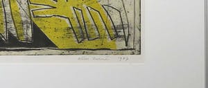 Wim Zurne - Ets, Zonder titel - Ingelijst kopen? Bied vanaf 40!