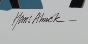 Hans Almekinders - Zeefdruk, Vogelhoed kopen? Bied vanaf 1!