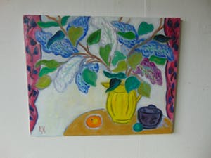 Keimpe Kootstra - Seringen met chinees schaaltje. kopen? Bied vanaf 175!