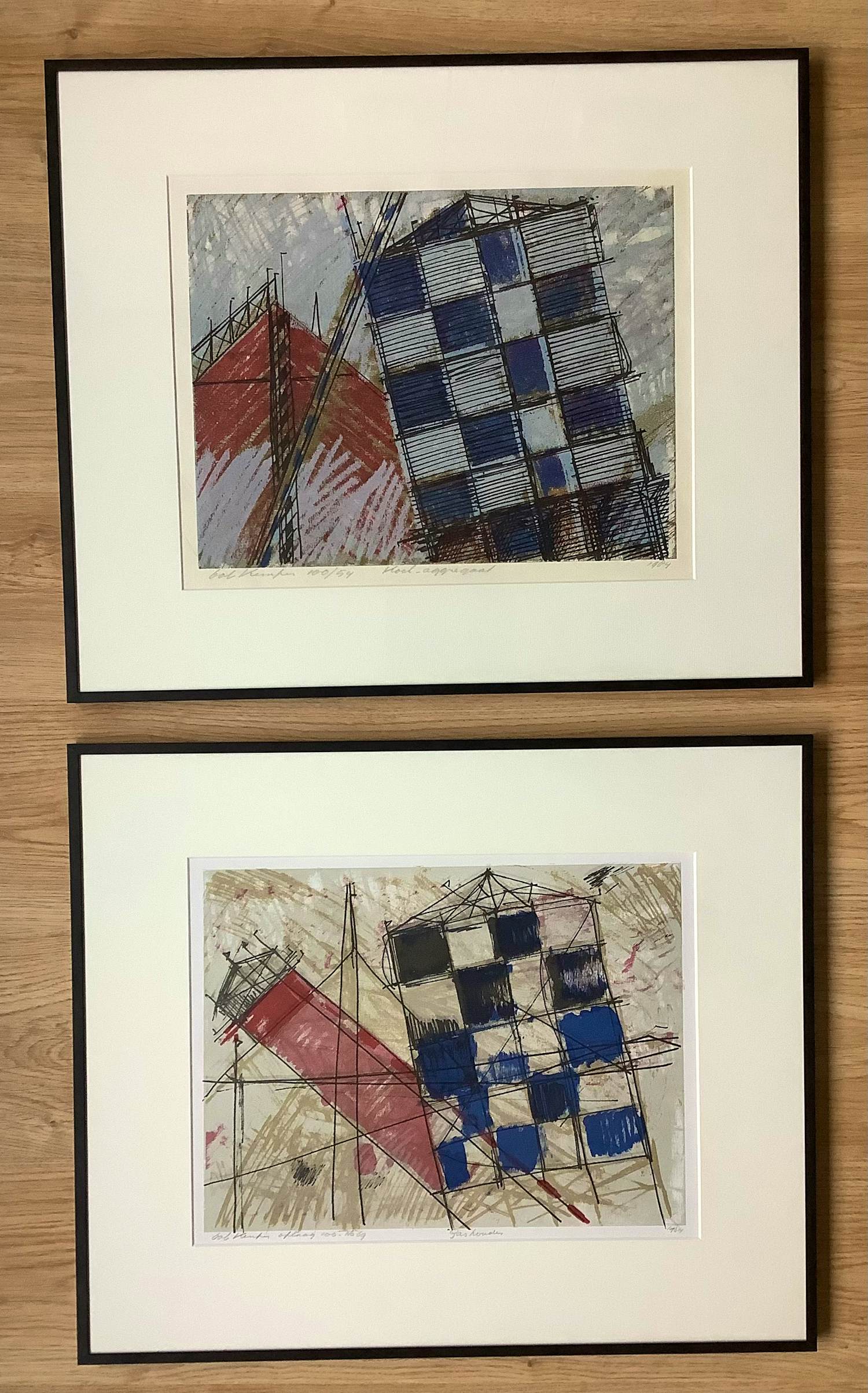 Bob Kemper - “Koel-aggregaat” en “Gashouder” (2 versies) kopen? Bied vanaf 125!