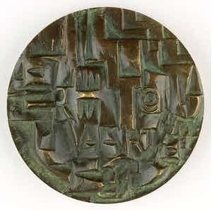 Jan Snoeck - Bronzen penning: Ruimtevaart, 1964 verkocht voor € 60!