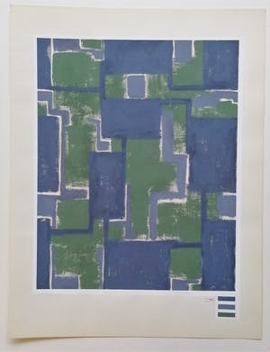 Ton Pape - Abstracte compositie kopen? Bied vanaf 1!