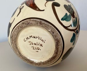 Niet of onleesbaar gesigneerd - Italiaanse Jugendstil aardewerken vaas kopen? Bied vanaf 1!