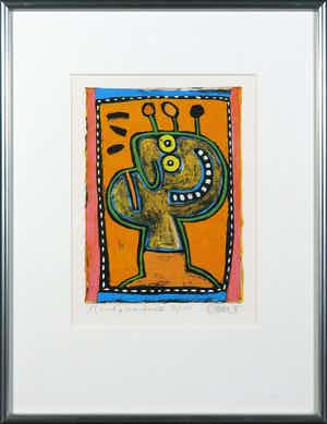 Clemens Briels - Zeefdruk, Headquarters II verkocht voor € 50!