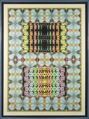 Shinkichi Tajiri - Offset-litho, My secret garden No. 1 - Ingelijst kopen? Bied vanaf 50!