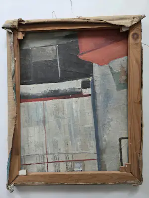 Buy Piet Roovers - Stadsgezicht met ophaalbrug en boom.? Bid from 119!