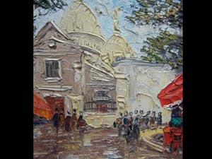 Niet of onleesbaar gesigneerd - Parijs Place du Tertre kopen? Bied vanaf 10!