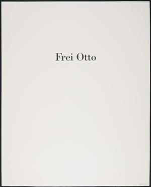 Frei Otto - Ohne Titel, 1995 kopen? Bied vanaf 100!