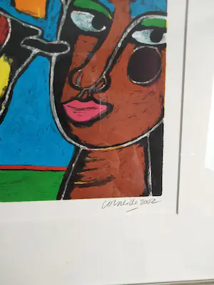 Corneille - SETJE ZEEFDRUKKEN 2 STUKS :La femme et l´oiseau 1/la femme et l´oiseau 2 kopen? Bied vanaf 245!