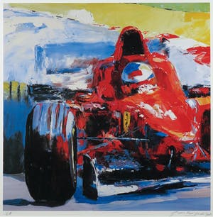 Frank Gude - Litho, F1- Ingelijst kopen? Bied vanaf 1!