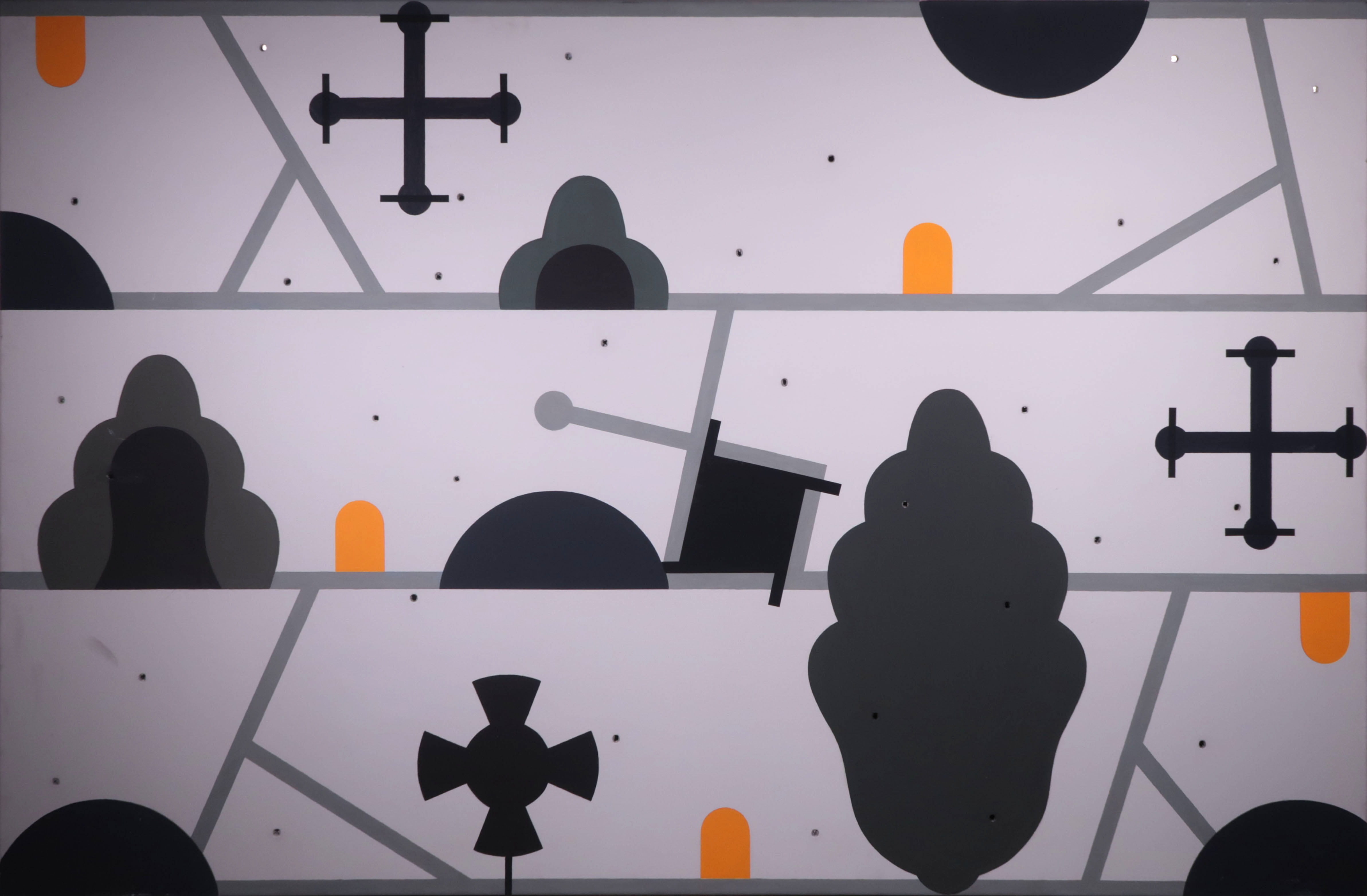 Ton Slits - Olieverf op doek, Zonder titel (Groot) kopen? Bied vanaf 100!