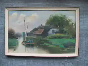 Gerard Cox (jr.) - scheepje op rivier vendu pour 43€ !