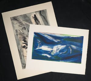 Anna Staritsky - Lot van twee etsen/aquatints, Abstracte voorstelling kopen? Bied vanaf 1!