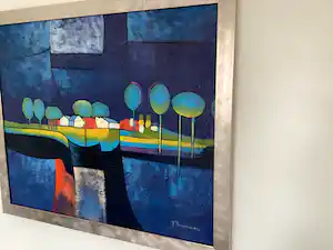 Berend Pasman - 1934 - 1996 magisch surrealisme verkocht voor € 190!