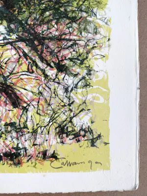 Giancarlo Cazzaniga - Technique mixte 1997 – Sérigraphie & eau-forte – 70×50 cm – Signée & numérotée kopen? Bied vanaf 190!