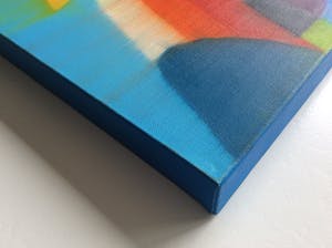 Jack Vissers - In Licht Gevormd (blauw) - olieverf op doek kopen? Bied vanaf 60!