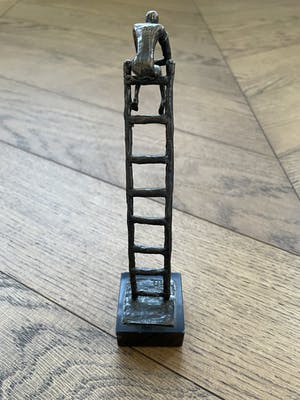 Corry Ammerlaan - "De Denker" - Beeldje Verbronsd kopen? Bied vanaf 30!