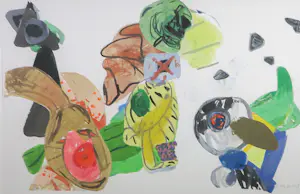 Jurjen de Haan - Gemengde techniek, Z.T. - Ingelijst kopen? Bied vanaf 150!