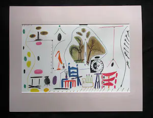 AcheterPablo Picasso - PICASSOS ATELIER - VILLA CALIFORNIE CANNES 1955? Enchérissez de 200!