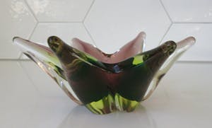 Flavio Poli - Sommerso zeester vormig schaaltje in dieppaars en Anna groen kopen? Bied vanaf 32!