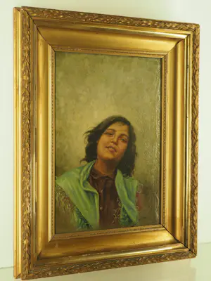 Filippo Marantonio - "Portret van een Jong Meisje" of "Zigeunermeisje" kopen? Bied vanaf 100!