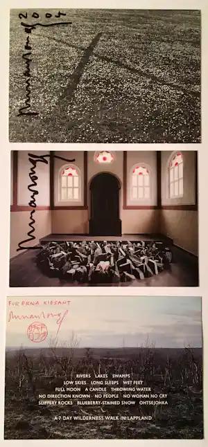 Richard Long - 3 gesigneerde kaarten verkauft für € 120!