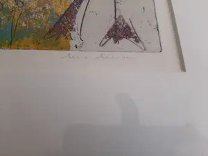 Lia van Leeuwen - Kleuren ets, nr 9815 kopen? Bied vanaf 35!