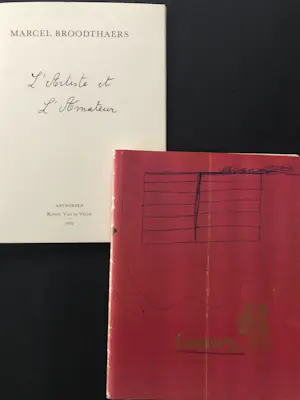 Marcel Broodthaers - James Ensor - dubbeltentoonstelling catalogus kopen? Bied vanaf 70!