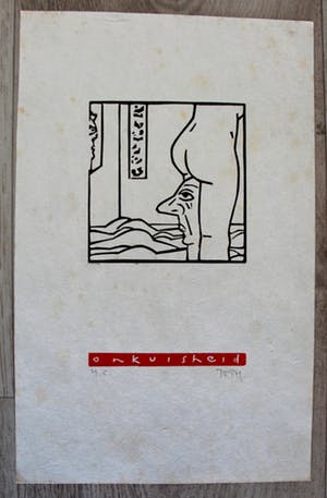 Tom Thijsse - 7 linosneden: de 7 hoofdzonden kopen? Bied vanaf 10!