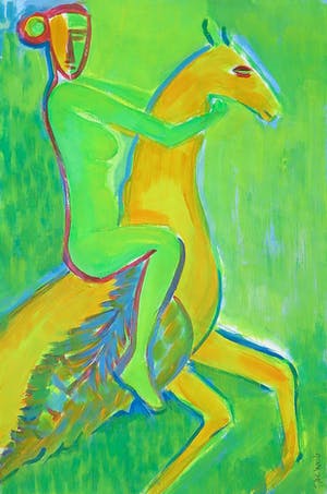 Joe Wols - Acryl op papier, Zonder titel kopen? Bied vanaf 1!