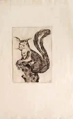 Jeanne Bieruma Oosting - Eekhoorn verkocht voor € 1!