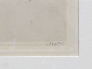 Dirk Harting - Weids duinlandschap - Ets kopen? Bied vanaf 50!