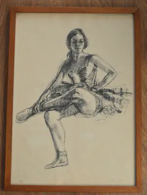 Jan Asselbergs - Zittende ballerina kopen? Bied vanaf 50!