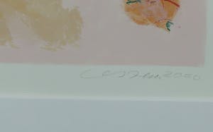 Henk van Vessem - Zeefdruk, De avond - Ingelijst kopen? Bied vanaf 40!