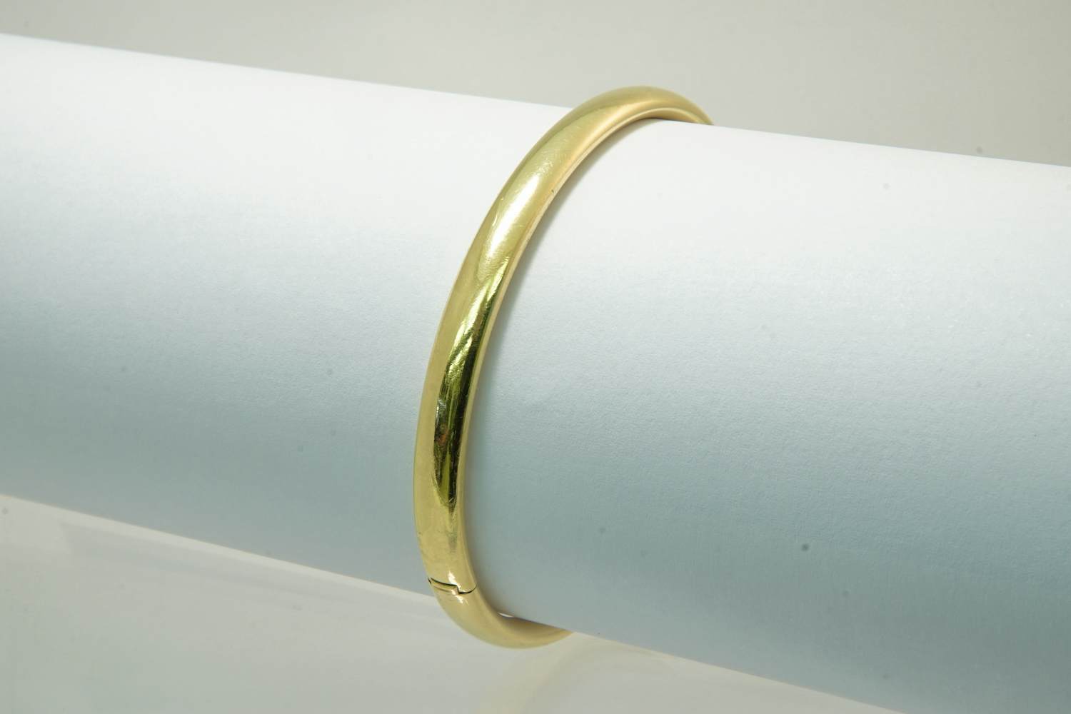 25- Klassieke 14krt geel-gouden ovalen unisex slaven armband - gekeurd kopen? Bied vanaf 550!