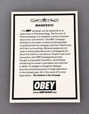 Shepard Fairey - MAKE ART NOT WAR - gesigneerd kopen? Bied vanaf 85!